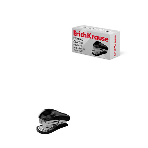 Picture of ERICHKRAUSE MINI STAPLER <15 SHEETS BLACK - NO.10